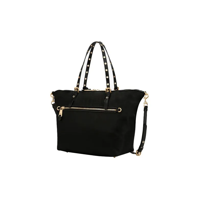MOSCHINO MOSCHINO Luggage Collection Fabric Tote Bag Shopping Bag Handbag Shoulder Bag Large Size Women's Black-1