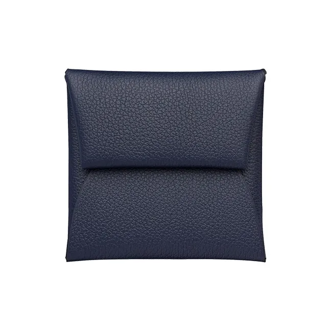 HERMES Bastia Evercolor Calfskin Coin Purse Wallet Regular Women's Midnight Blue-0
