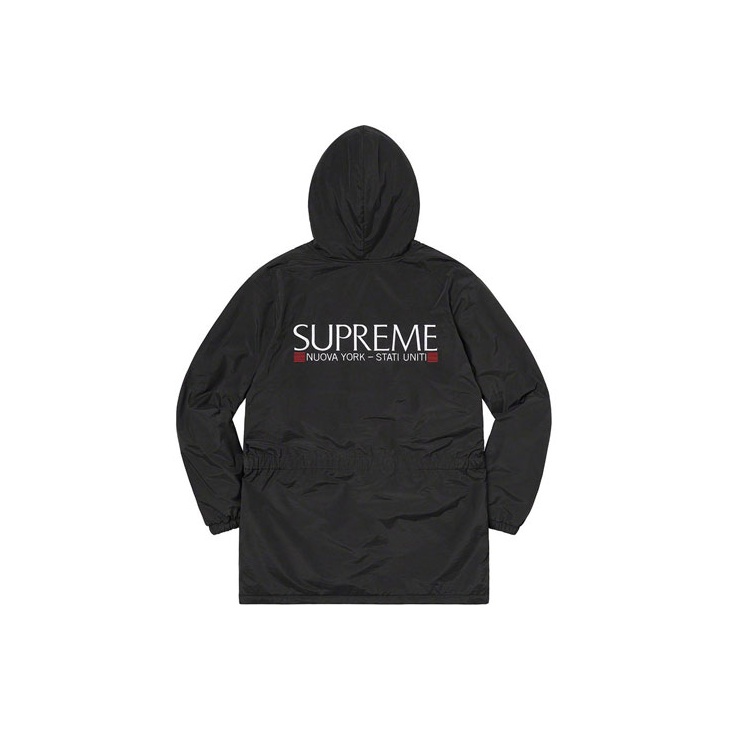 Supreme Motion Logo Lightweight Parka Black M - POIZON