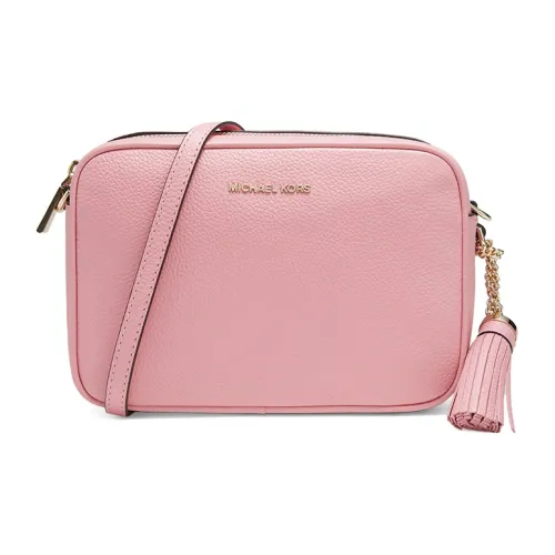 MICHAEL KORS MICHAEL KORS Luggage Collection Cow Leather Shoulder Bag Medium Size Women's Pink