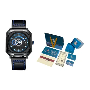 SOLLEN Terracotta Army Collaboration Automatic Mechanical Movement Watch Men's Watches Black Dial SL322