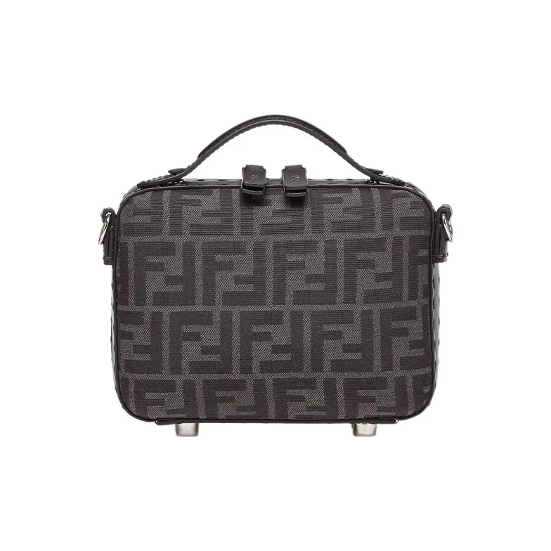 FENDI Polyester Travel Bag Mini Men's Gray-1