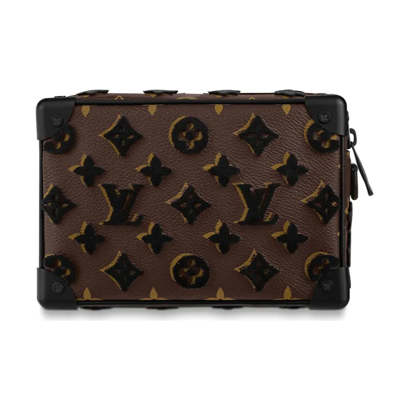 LOUIS VUITTON Mini Soft Trunk Monogram Tuffetage Black-2