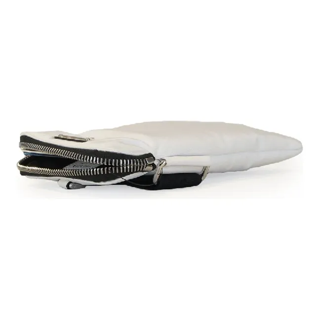 PRADA Nylon Cell Phone Pouch Unisex White-2