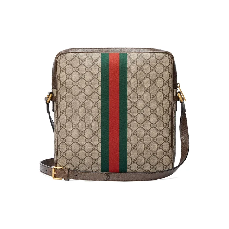 GUCCI Ophidia GG Messenger Bag Medium Beige/Ebony-3