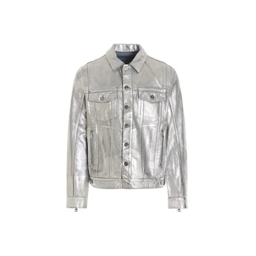 BALMAIN Jackets Men Silver