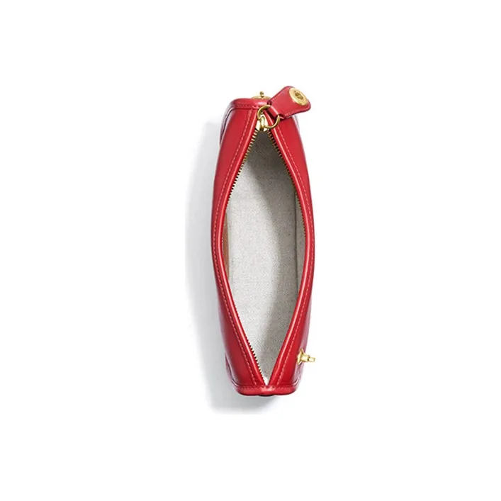 COACH Swinger Cow Leather Crossbody Handbags Small Size Women's Red-2