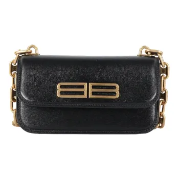 Balenciaga Women's Gossip XS Leather Shoulder Bag Black
