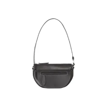 Burberry Olympia Leather Shoulder Bag Crescent Bag Handheld Handbag Shoulder Bag Crossbody Bag Mini Women's Black