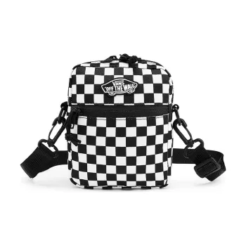 Vans Polyester Shoulder Bag Crossbody Bag Regular Unisex Black White