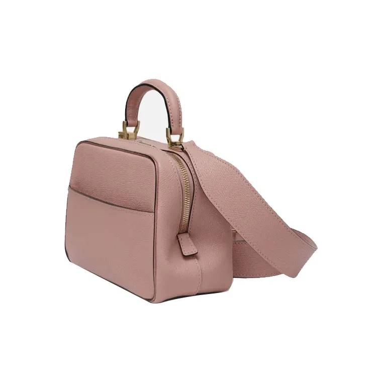 Valextra Serie S Calfskin Handbag Shoulder Bag Crossbody Bag Mini Women's Rose Pink-1