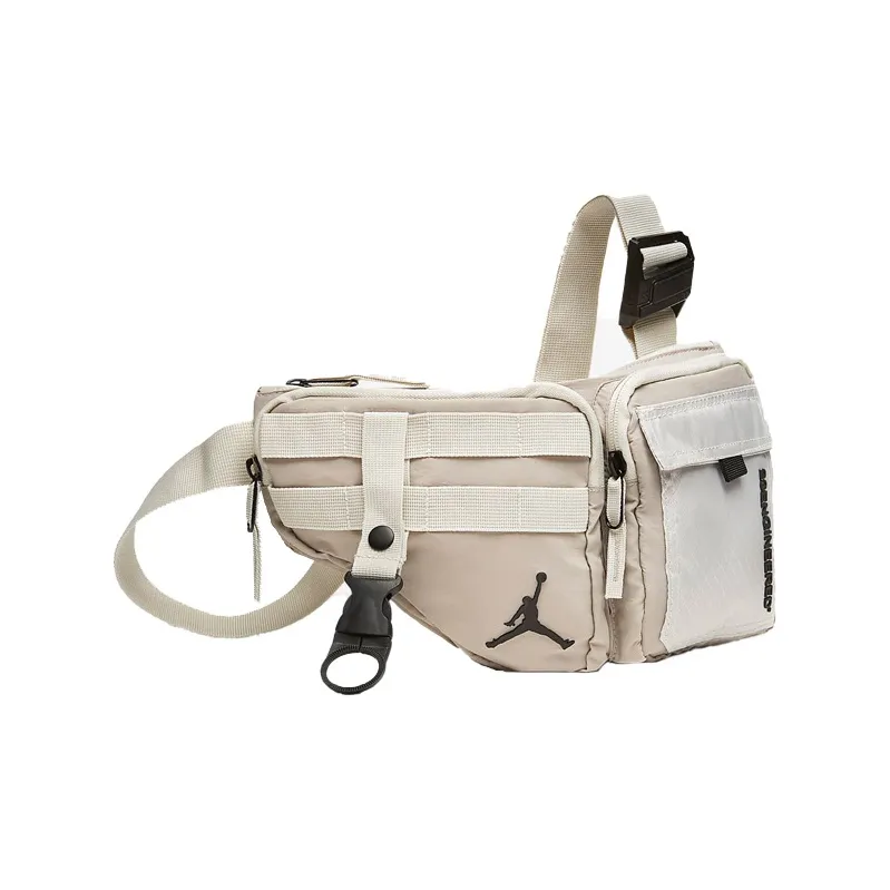 Jordan Polyamide One Shoulder Crossbody Fanny Pack Sling Bag Unisex Dark Gray-0