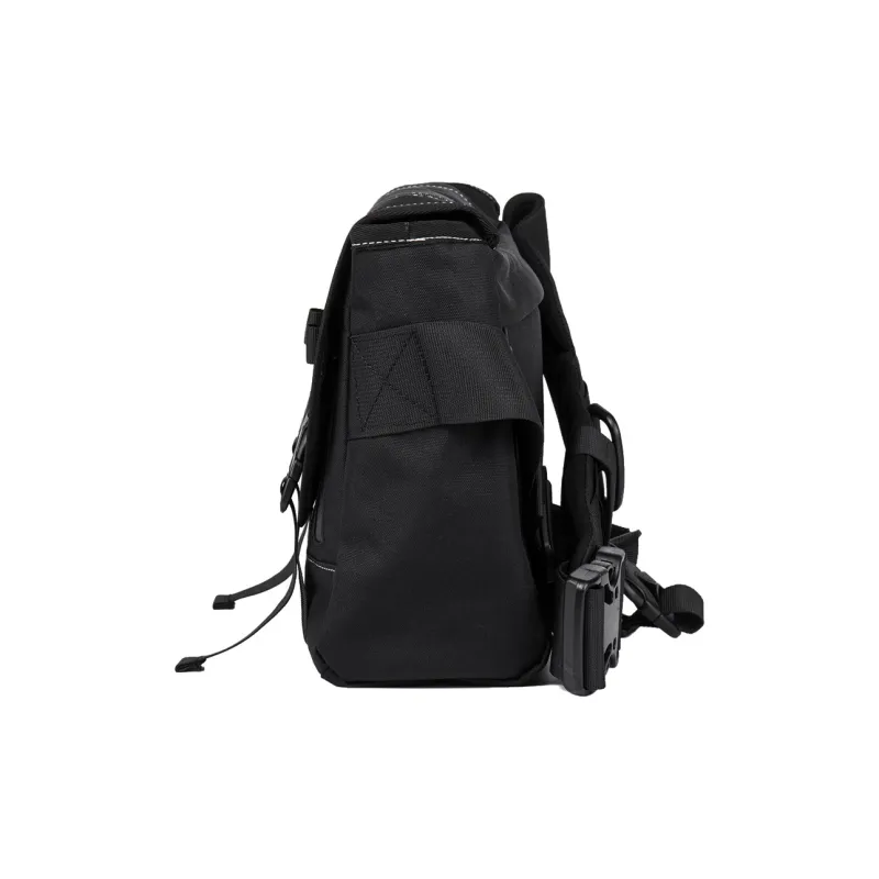 COMBACK Polyamide Computer Messenger Bag, Crossbody Bag Regular Unisex Black/White-2