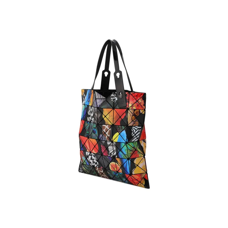 ISSEY MIYAKE Vinyl Chloride Resin Tote Bag Shopping Bag Handbag Shoulder Bag Women's Black-3