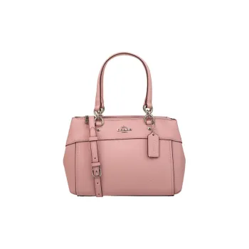 COACH Brooke Leather Handbag, Shoulder Bag, Crossbody Bag Regular Women's Pink