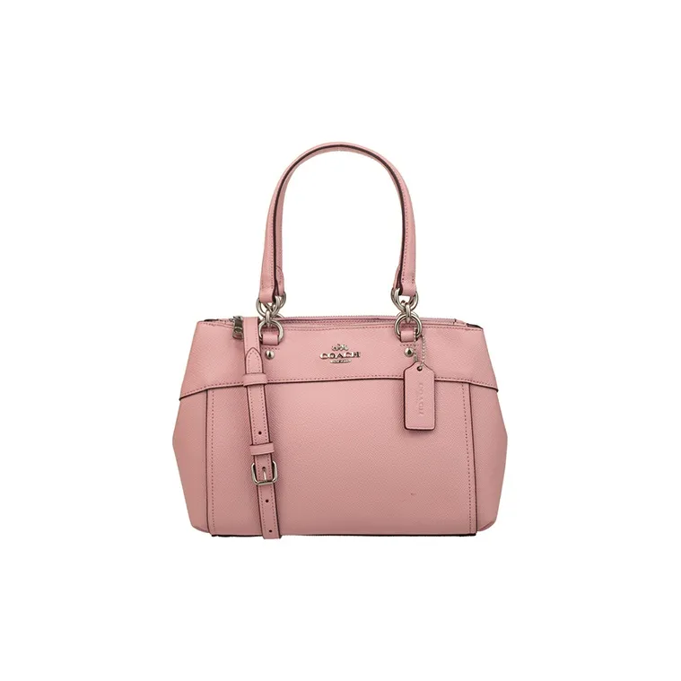 COACH Brooke Leather Handbag, Shoulder Bag, Crossbody Bag Regular Women's Pink-0