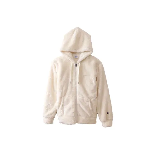 Champion Japanese Line Velvet Jackets Unisex Off White