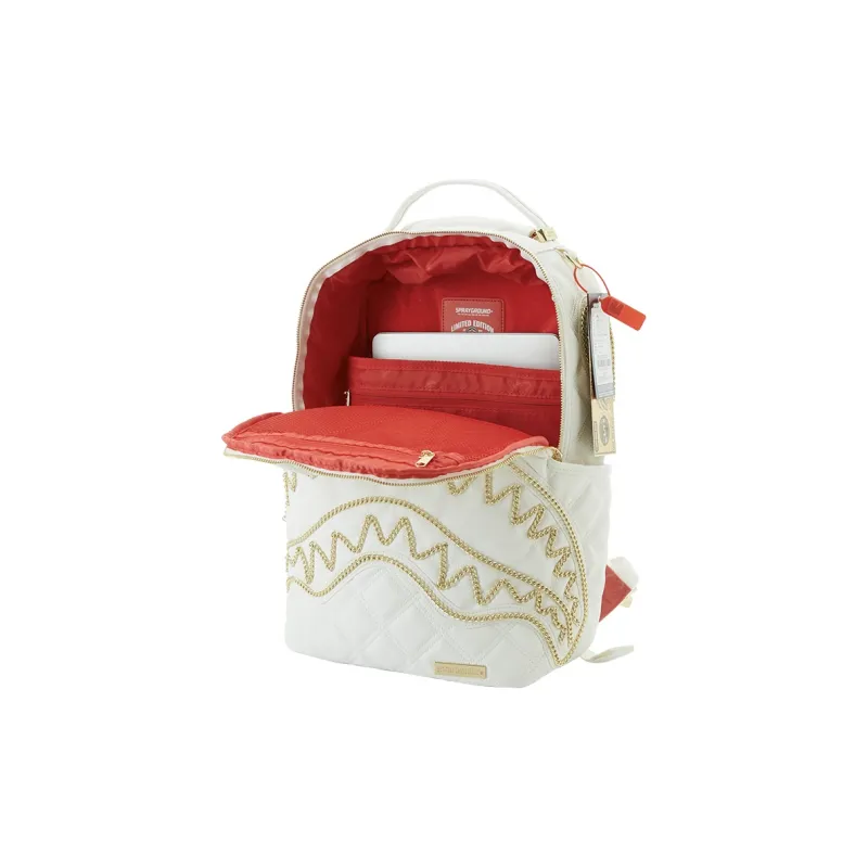SPRAYGROUND PU Backpack Tubas Women's White-1