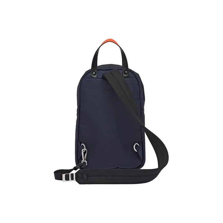 PRADA Fabric Shoulder Bag Men's Navy Blue-3