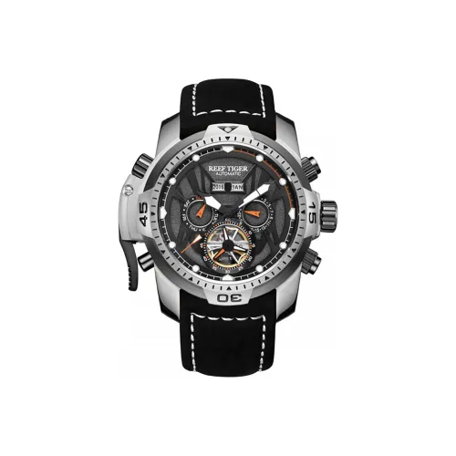 REEF TIGER Transformer Collection Automatic Mechanical Movement Watch Men's Watches Black Dial RGA3532-PBHCH