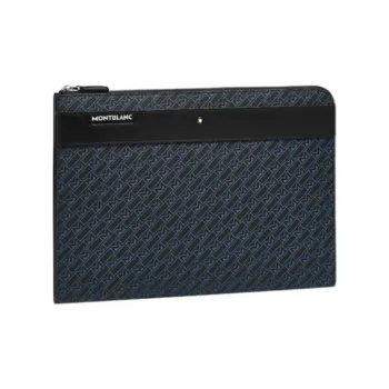 MONTBLANC Canvas With Leather Briefcases Clutches Men's Blue/Black