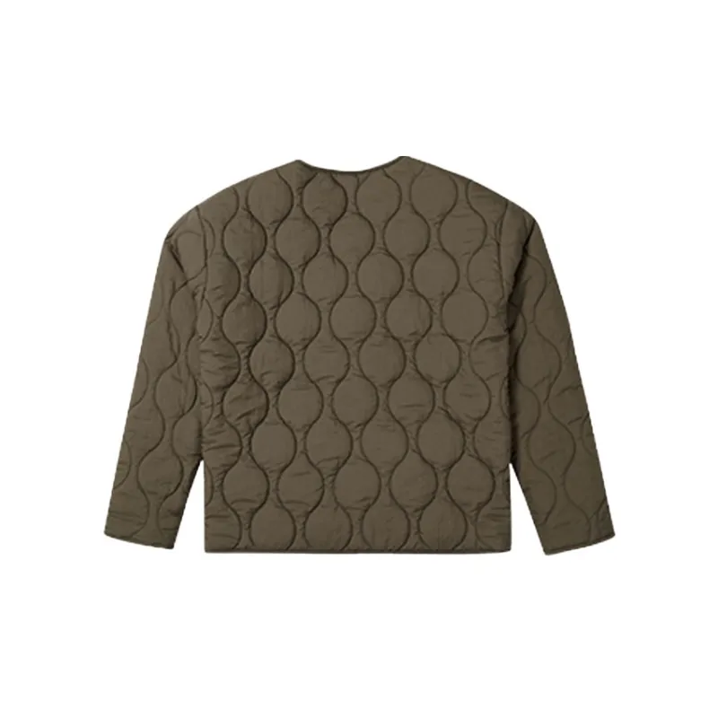 New Era Puffer Jacket Unisex Charcoal Black-3