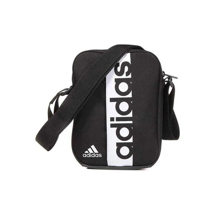 Adidas Polyester Small Square Bag Shoulder Bag Crossbody Bag Regular Unisex Black-0
