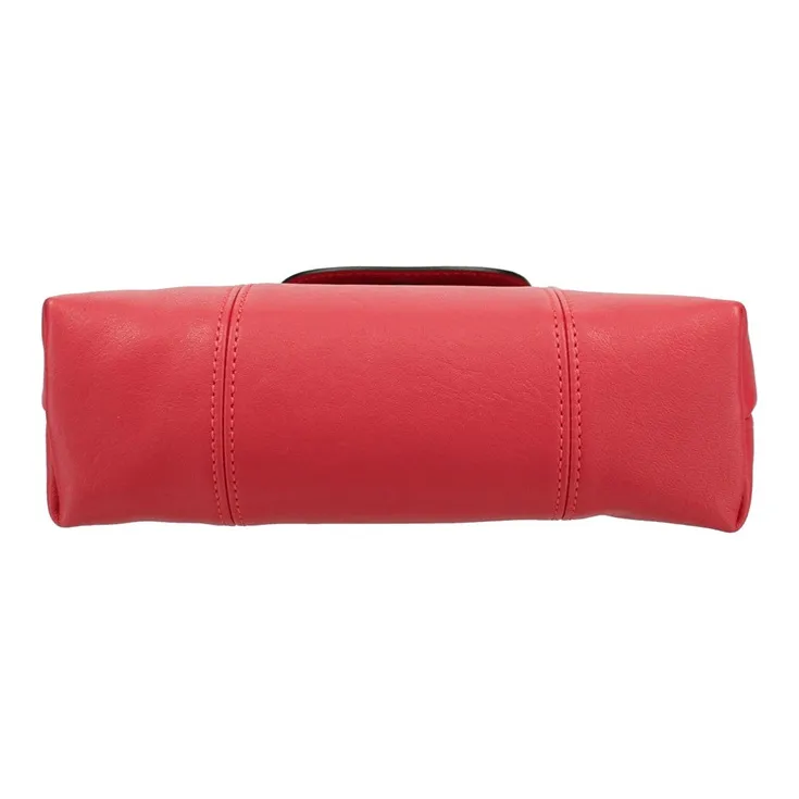 LONGCHAMP Sheepskin Shoulder Bag Women's Red-3