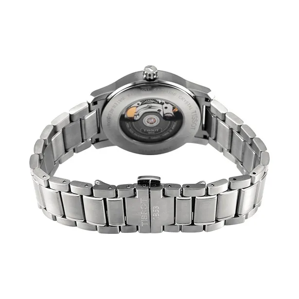 TISSOT Ti Automatic Mechanical Movement Men's Watches Watch 40mm Silver Dial Titanium Watch Case Titanium Strap-2
