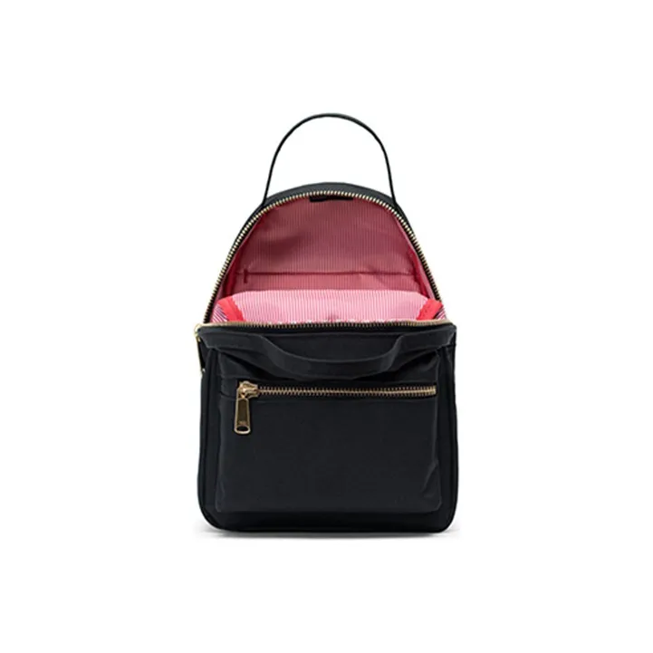 Herschel Polyester Backpack Mini Unisex Black Warrior-2