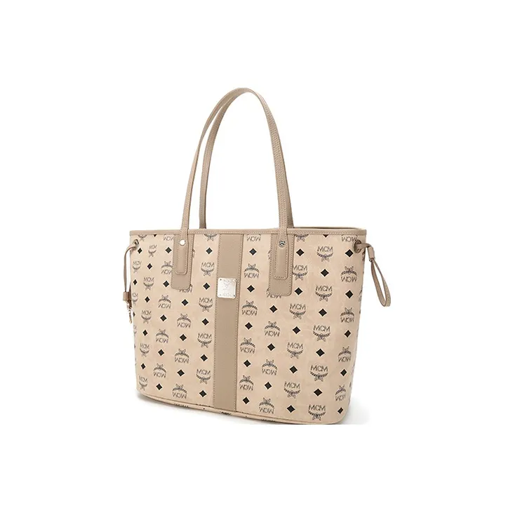MCM Liz Visetos Artificial Leather Combo Bag, Tote Bag, Shopping Bag, Shoulder Bag Medium Size Women's-2