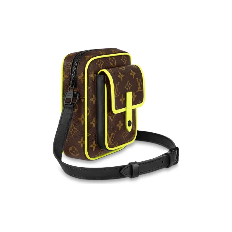 LOUIS VUITTON Christopher Wearable Wallet Florescent Yellow-1