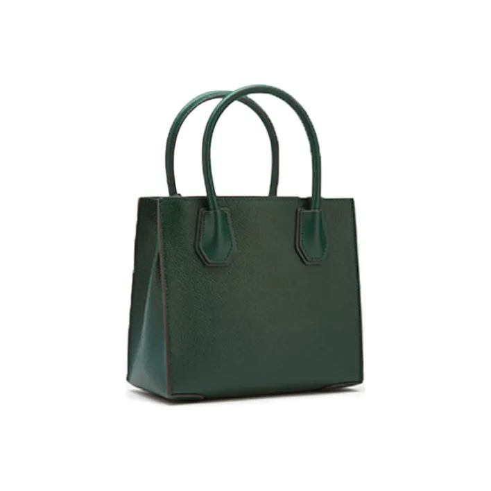 MICHAEL KORS Mercer Leather Trunk Bag, Handbag, Shoulder Bag, Crossbody Bag Trumpets Women's Jasper-1
