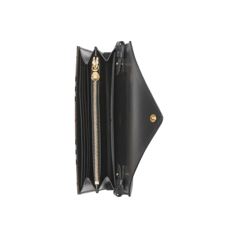 Burberry Vintage Cow Leather Clutches Crossbody Bag Shoulder Bag Women's Black-4