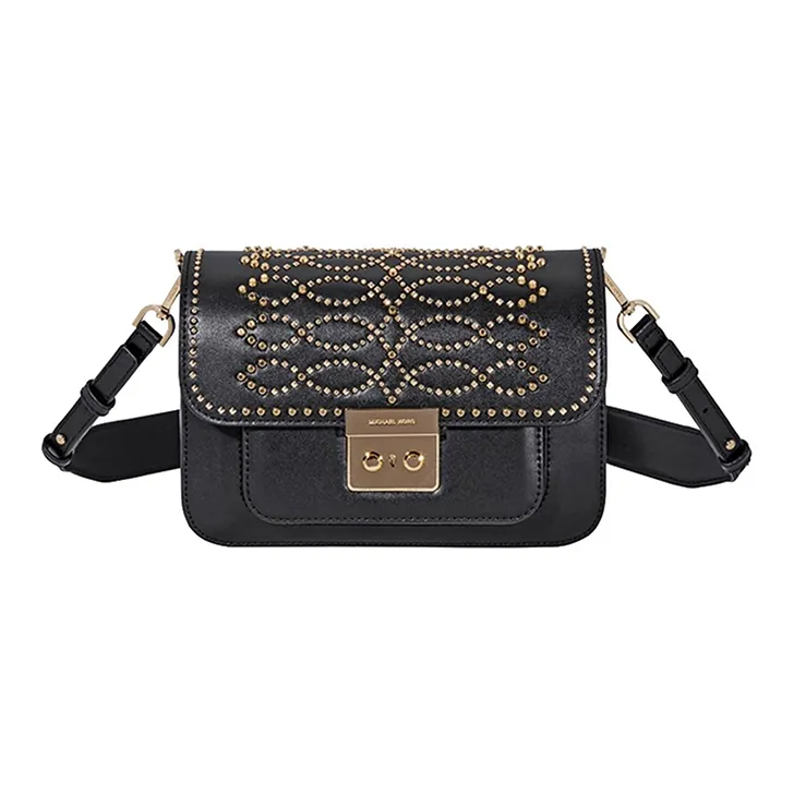 MICHAEL KORS Sloan Leather Shoulder Bag Crossbody Bag Regular Women's Black-0