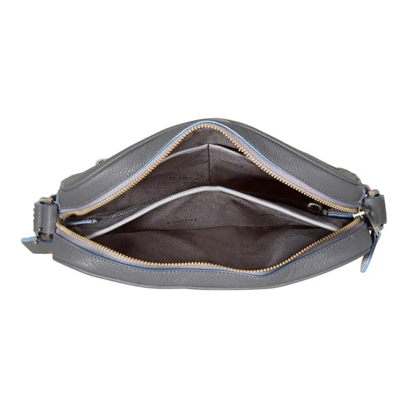 COACH Metropolitan Leather Camera Bag Shoulder Bag Crossbody Bag Medium Size Men's Gray-4