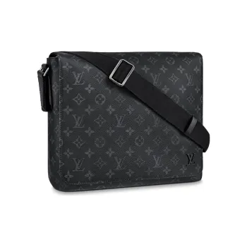 LOUIS VUITTON District Monogram Eclipse Mm Black