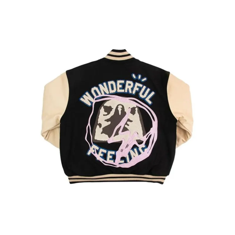 Travis Scott Cactus Jack For Fragment Manifest Letterman Jacket-1