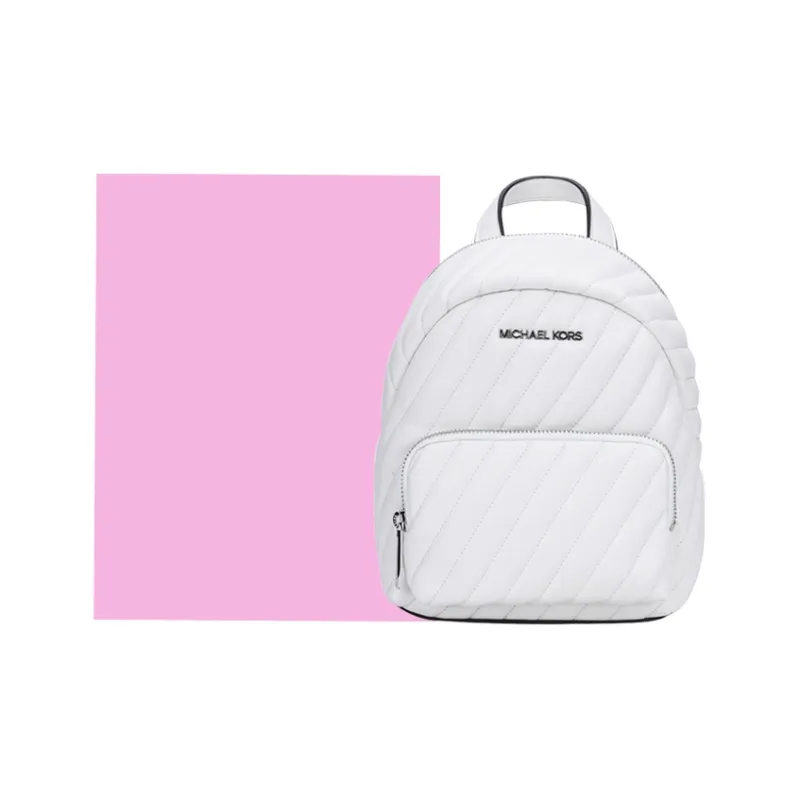 MICHAEL KORS Erin Cow Leather Backpack Women's White-4