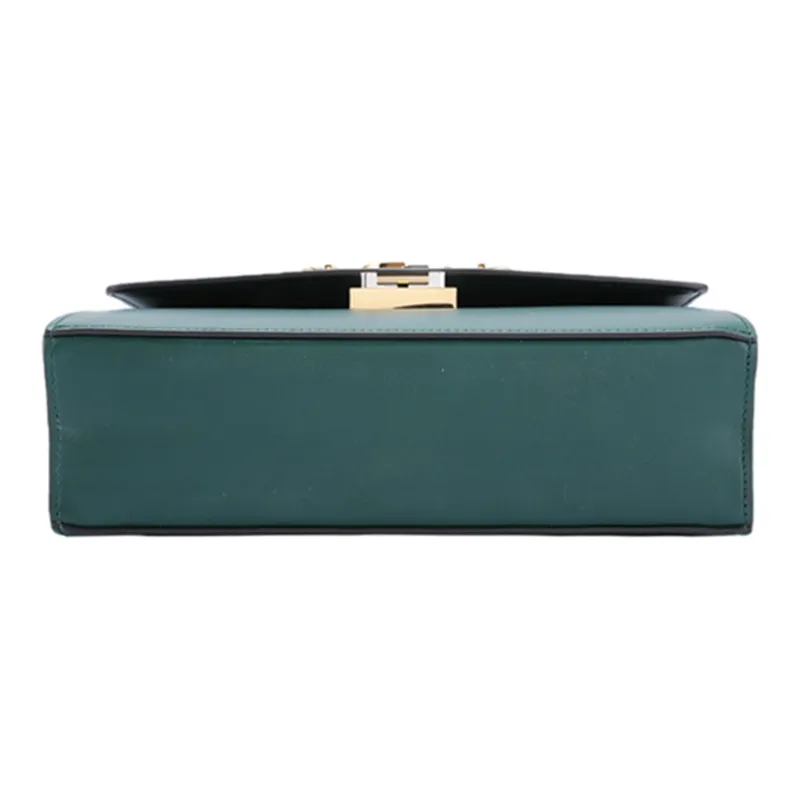 GUCCI Zumi Smooth Leather Crossbody Bag Shoulder Bag Women's Green-3
