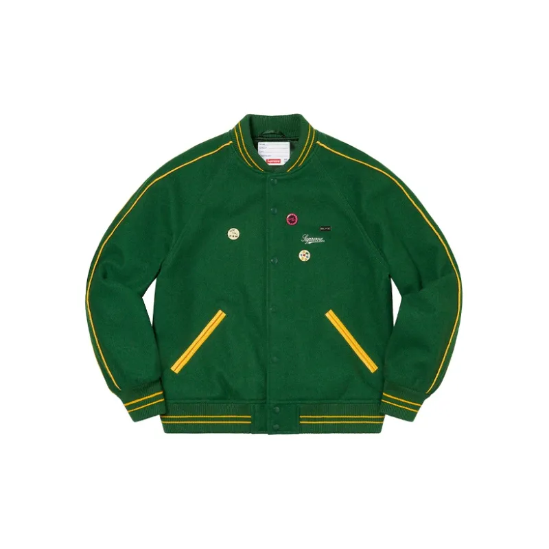 Supreme Jamie Reid It's All Bollocks Varsity Jacket-3