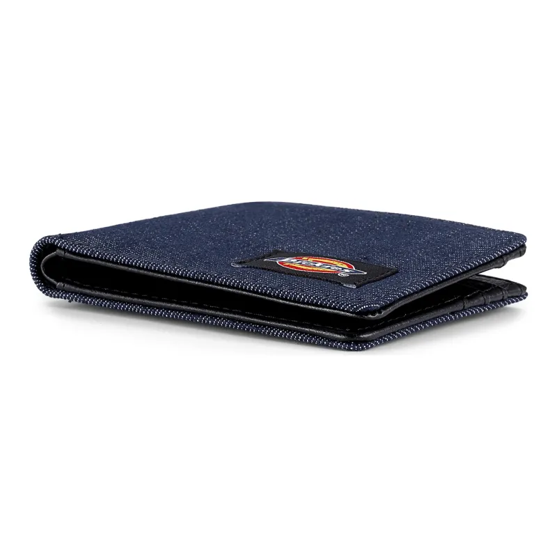 Dickies Canvas Canvas Bag Card Holder Wallet Small Size Men's Blue-3