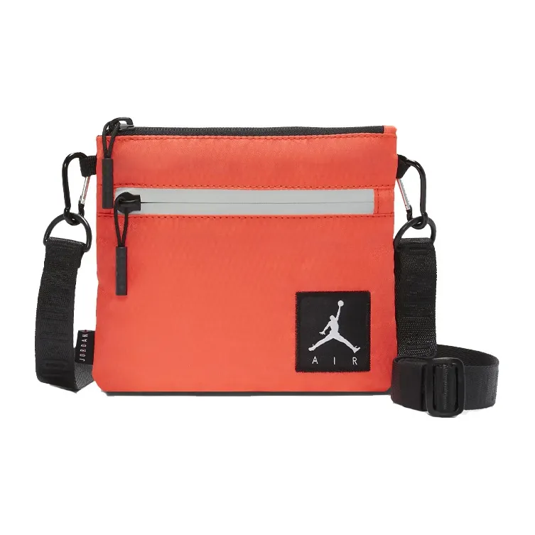 Jordan Polyester Shoulder Bag, Crossbody Bag Regular Unisex Infrared Red-0