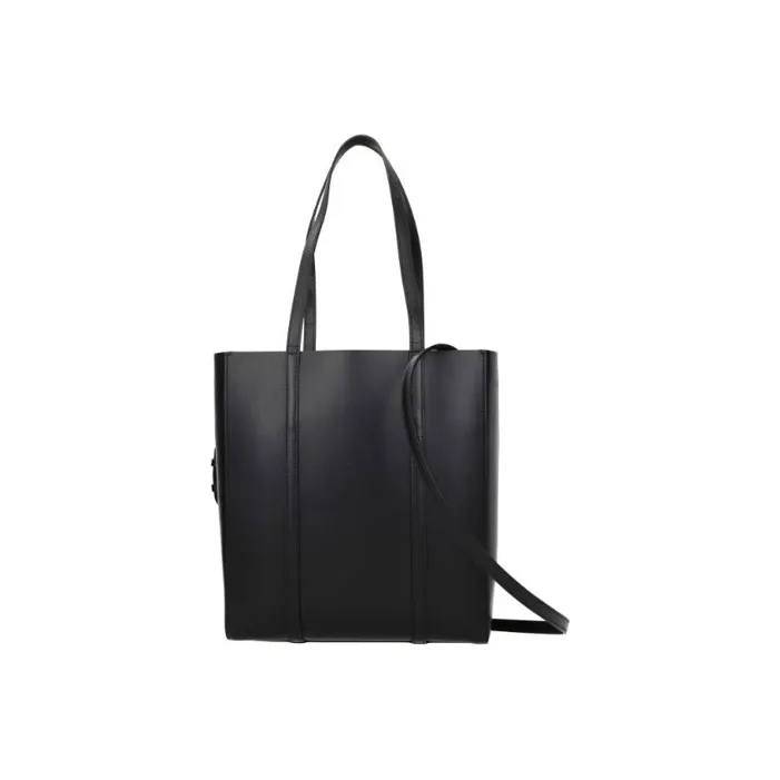Balenciaga Luggage Collection Leather Portable Crossbody Bag Shoulder Bag Women's Black-2