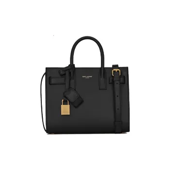 SAINT LAURENT Sac De Jour Nano In Smooth Leather Black