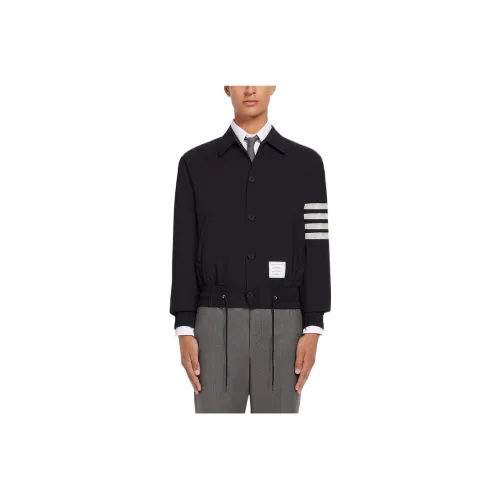 THOM BROWNE Jackets Men Marine Blue