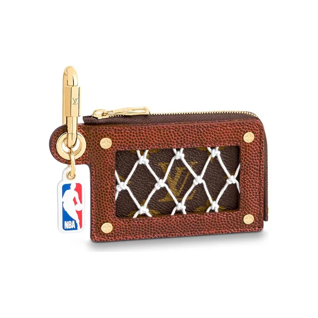 LOUIS VUITTON X Nba Legacy Net Zippy Card Holder Black/Brown-0