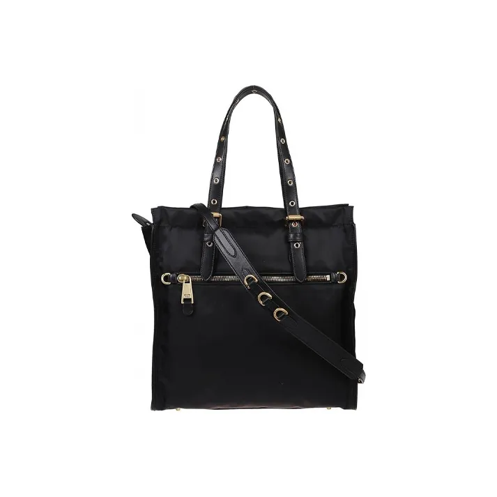 MOSCHINO Nylon Tote Bag Shopping Bag Shoulder Bag Crossbody Bag Regular Women's Black-1