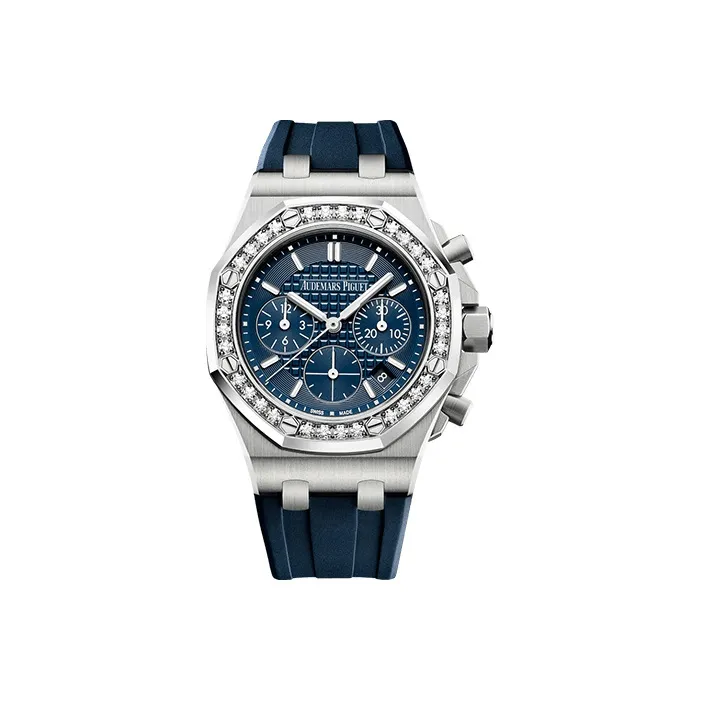AUDEMARS PIGUET ROYAL OAK OFFSHORE Collection Automatic Mechanical Movement Women's Watch Watch 37mm Blue Dial-0