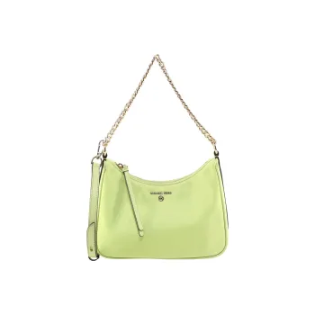 MICHAEL KORS Jet Set Charm Leather Shoulder Bag Women's Green